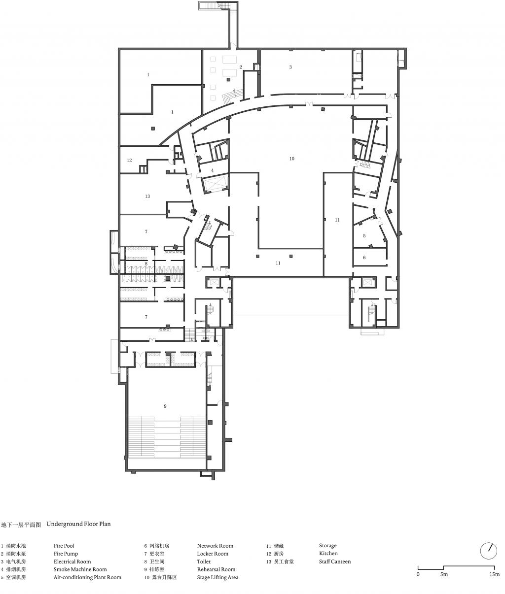 BIM建筑|杨丽萍表演艺术中心 / 朱锫建筑事务所
