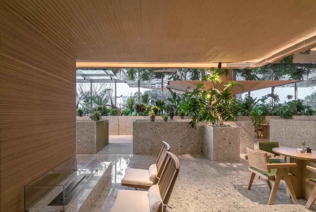 BIM建筑|日常风景下自然生长的空间：“伞之丘”生活方式集合店 / line+建筑事务所+gad