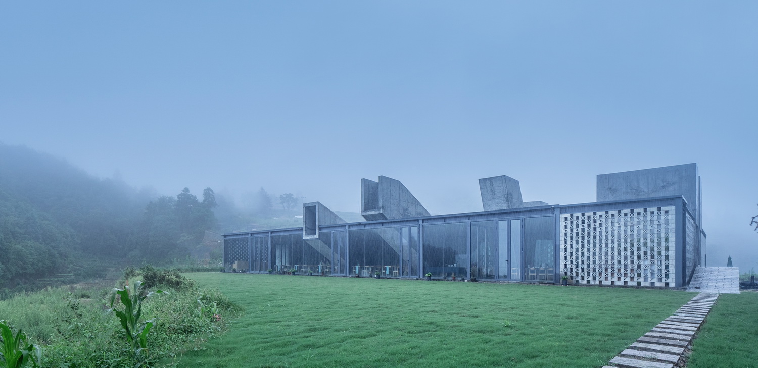 BIM建筑|景宁惠明茶工坊/ DnA_Design and Architecture