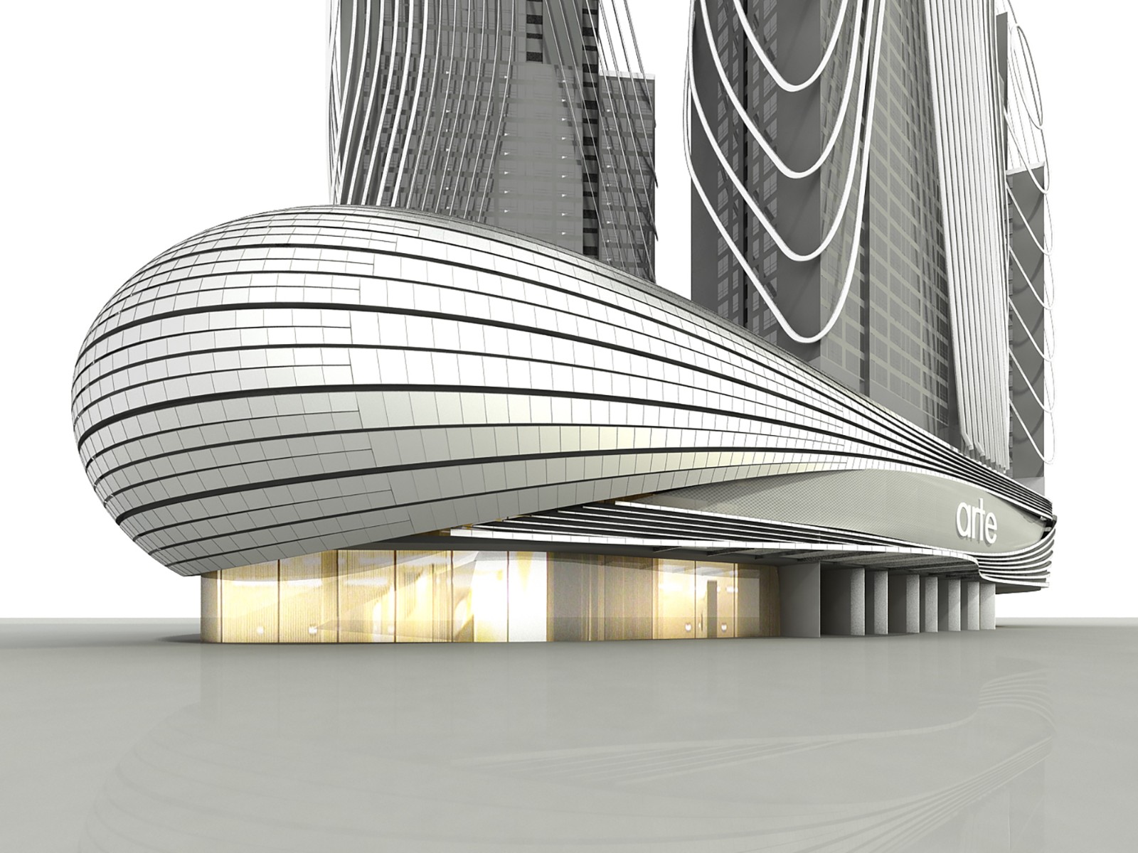 BIM建筑|Arté MK超高层住宅酒店综合体 / SPARK