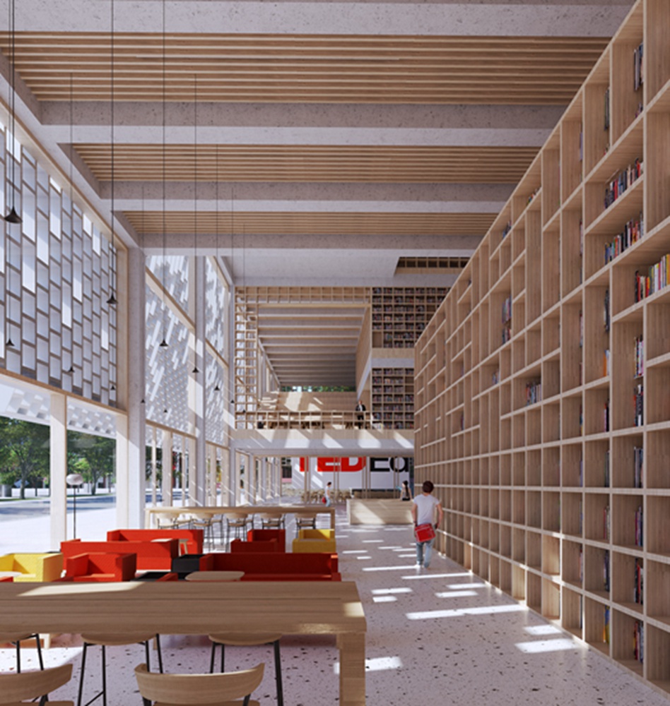 BIM建筑|梅卡诺设计澳门新的中央图书馆