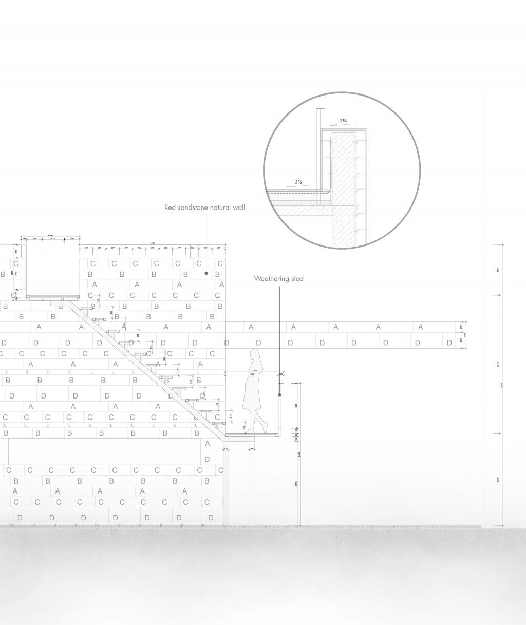 BIM建筑|高山流水 松林里的红色石屋 / 素建筑设计事务所