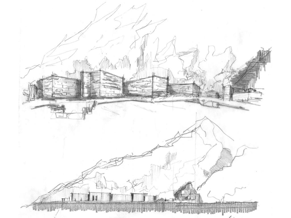 BIM建筑|隐蔽式建构，宗古尔达克洞穴游客中心 / Yalin Architectural Design