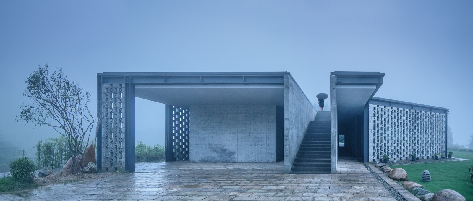 BIM建筑|景宁惠明茶工坊/ DnA_Design and Architecture