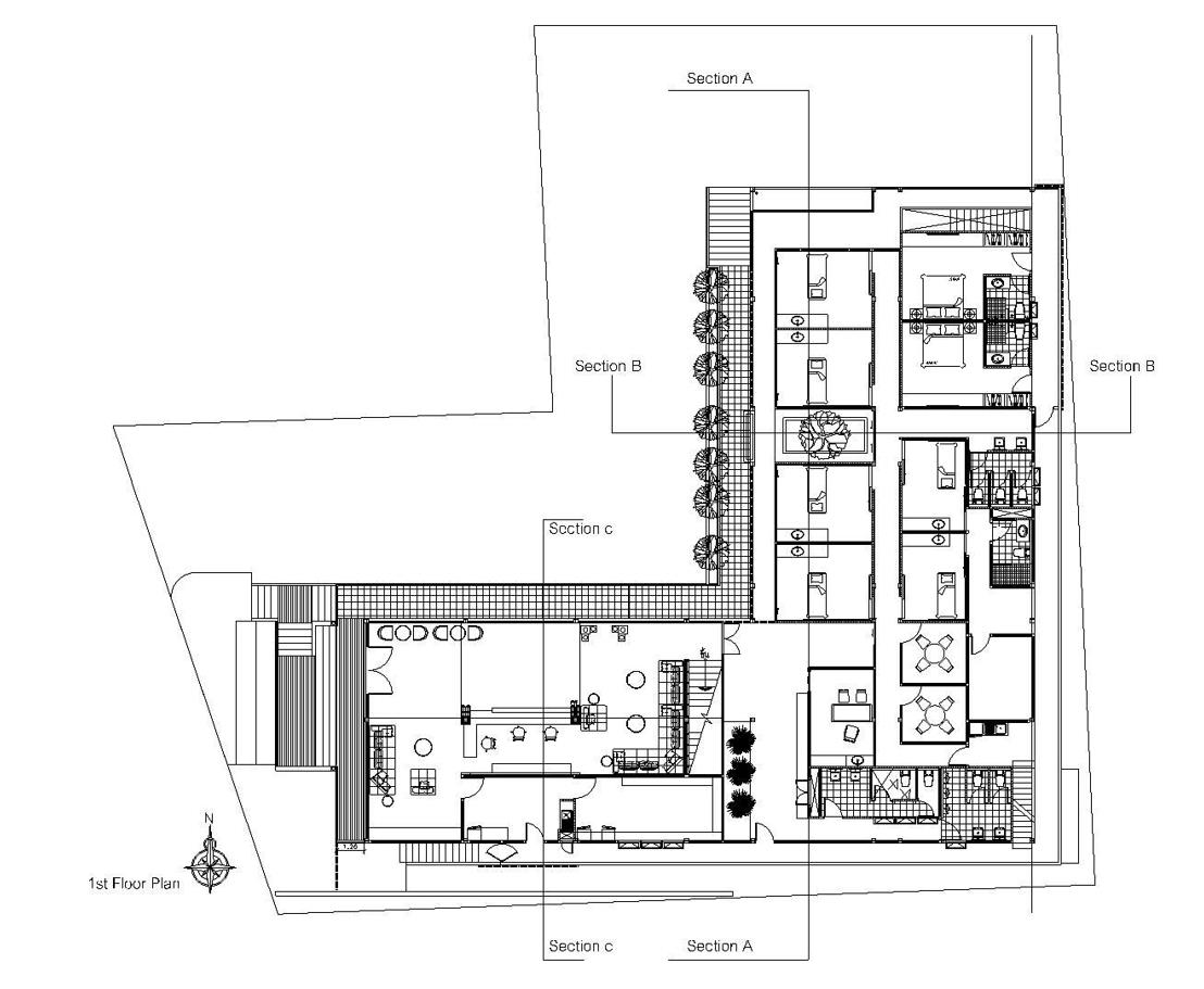 BIM建筑|玻璃砖构筑的美容诊所 / Sute Architect