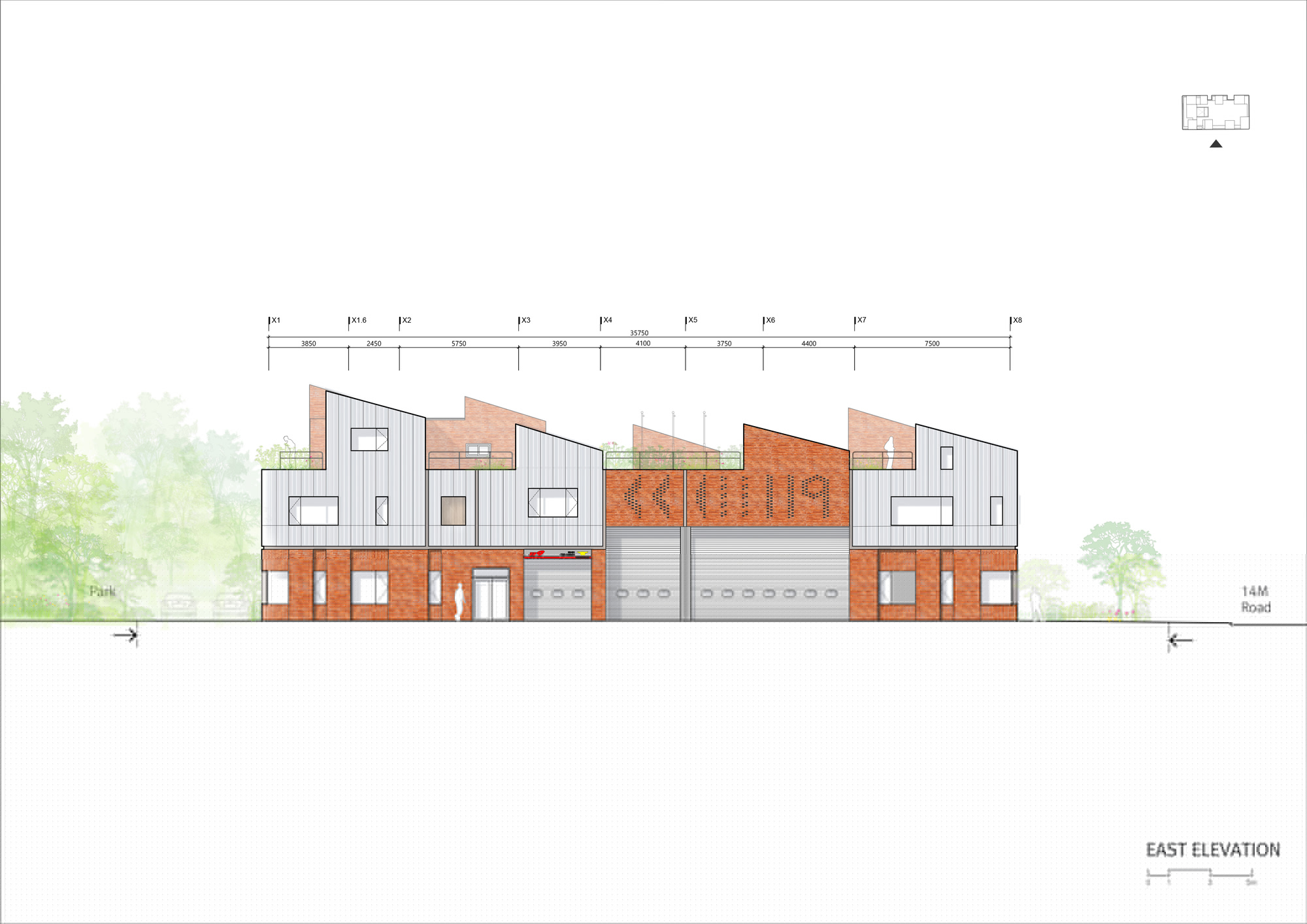 BIM建筑|江一洞119消防站 / OA-Lab