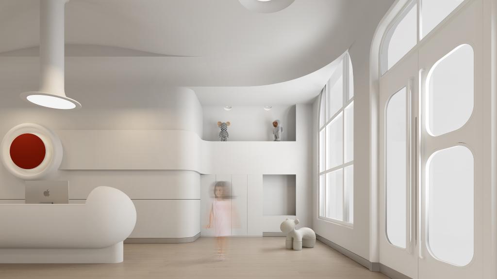 BIM建筑|安徽·舒城「水滴幼儿园」 —— 水生万物，复归于水 / 迪卡建筑设计中心