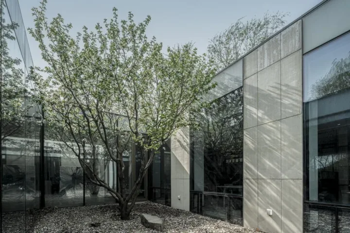 BIM建筑|坐落于北京郊野公园里的低碳友好型设计师工作室-东风3号院 / 中德行建筑设计