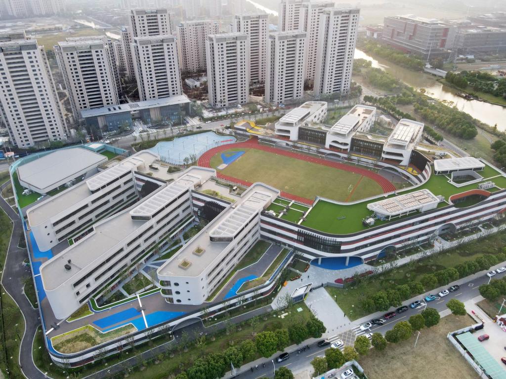 BIM建筑|苏州科技城天佑实验小学及幼儿园 / BAU