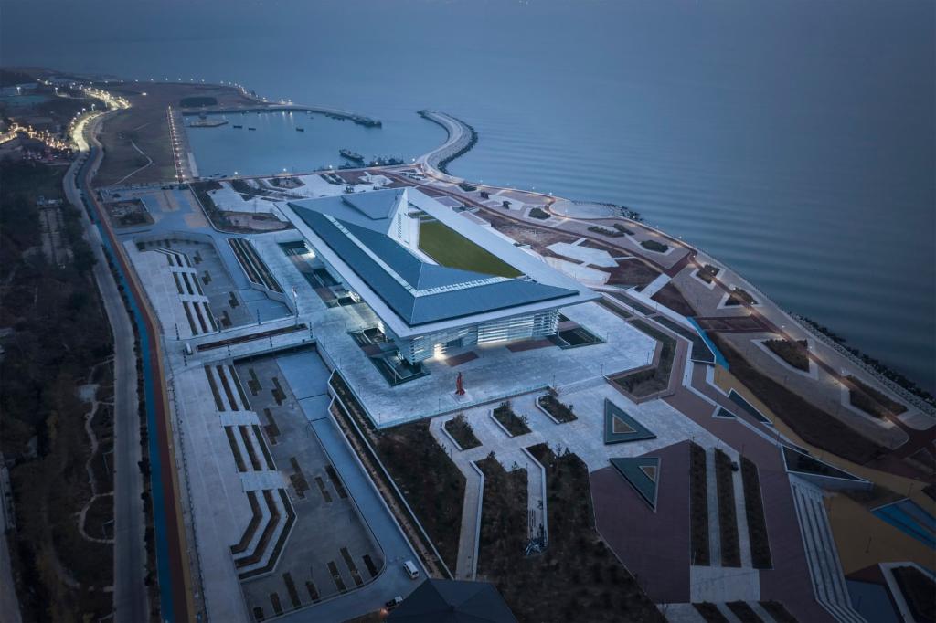 BIM建筑|长岛海洋生态文明综合试验区展览馆 / 华南理工大学建筑设计研究院工作十室+烟台市建筑设计研究院