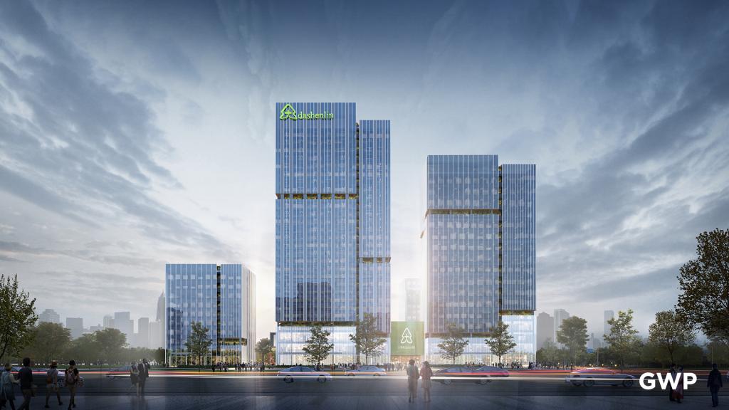 BIM建筑|大参林医药集团荔湾运营中心 / GWP