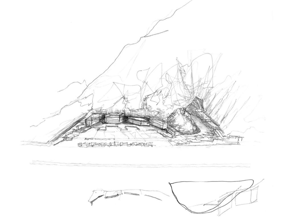 BIM建筑|隐蔽式建构，宗古尔达克洞穴游客中心 / Yalin Architectural Design