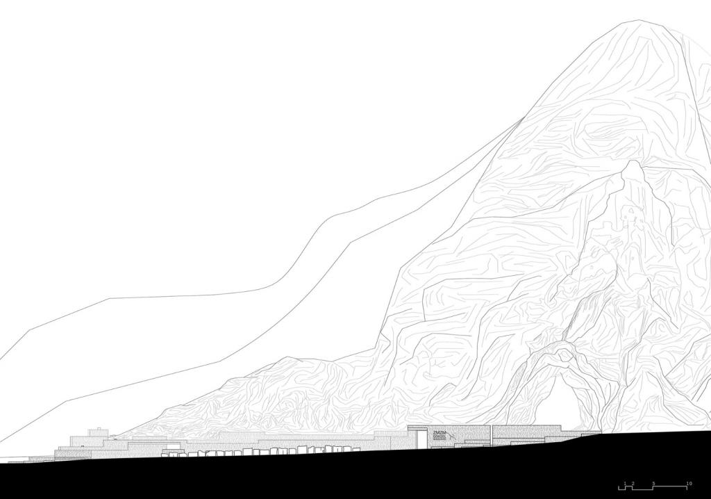 BIM建筑|隐蔽式建构，宗古尔达克洞穴游客中心 / Yalin Architectural Design