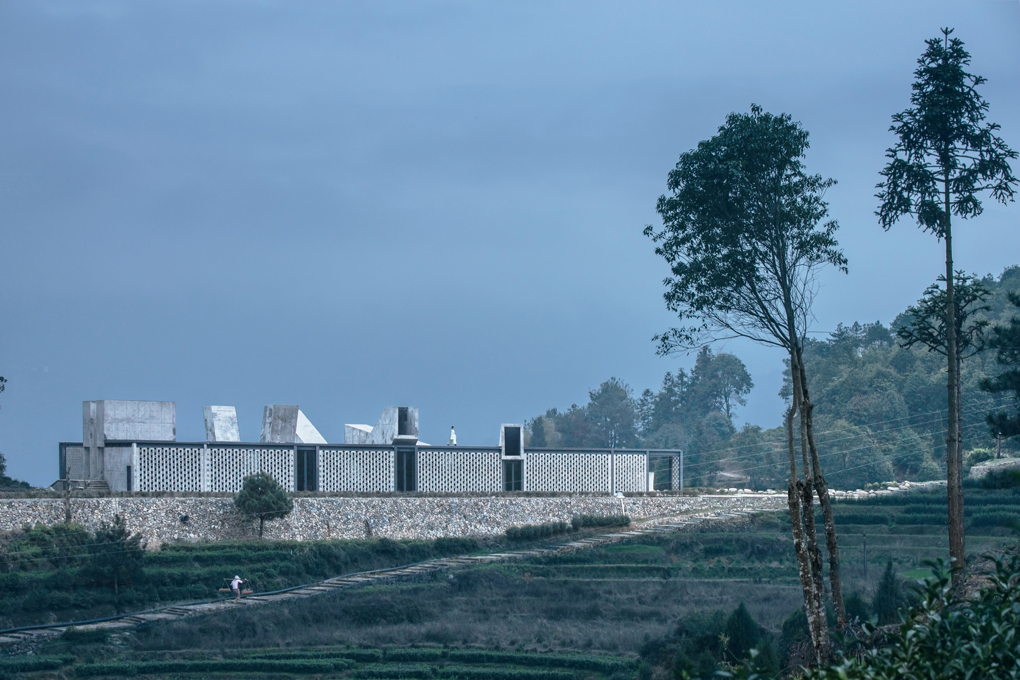 BIM建筑|景宁惠明茶工坊/ DnA_Design and Architecture