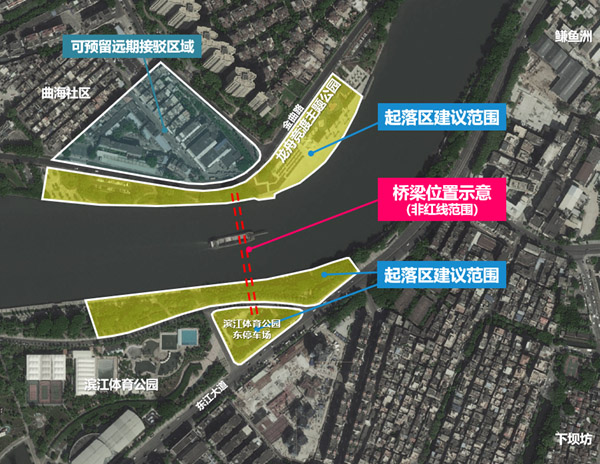 BIM建筑|三江六岸迎宾慢行桥概念方案设计国际咨询正式公告