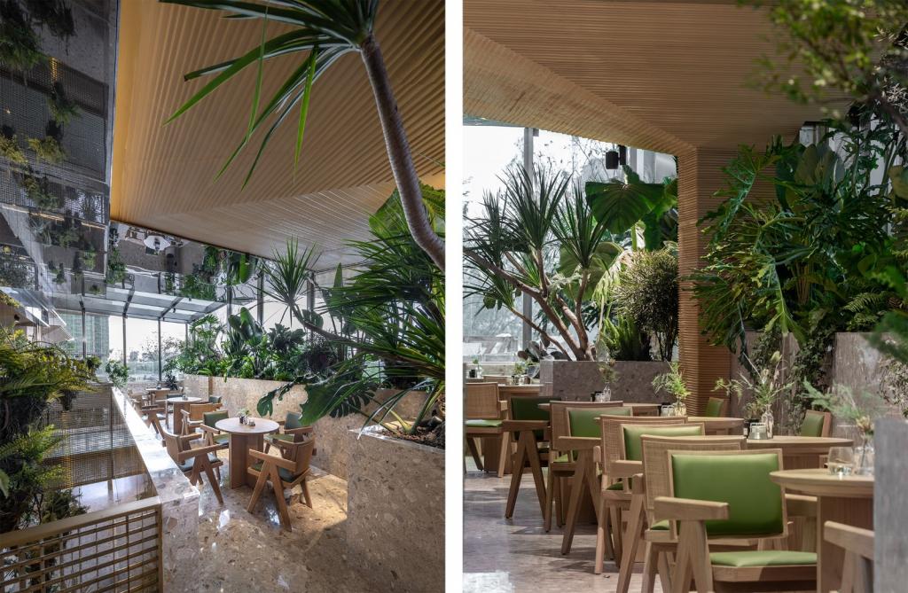 BIM建筑|日常风景下自然生长的空间：“伞之丘”生活方式集合店 / line+建筑事务所+gad