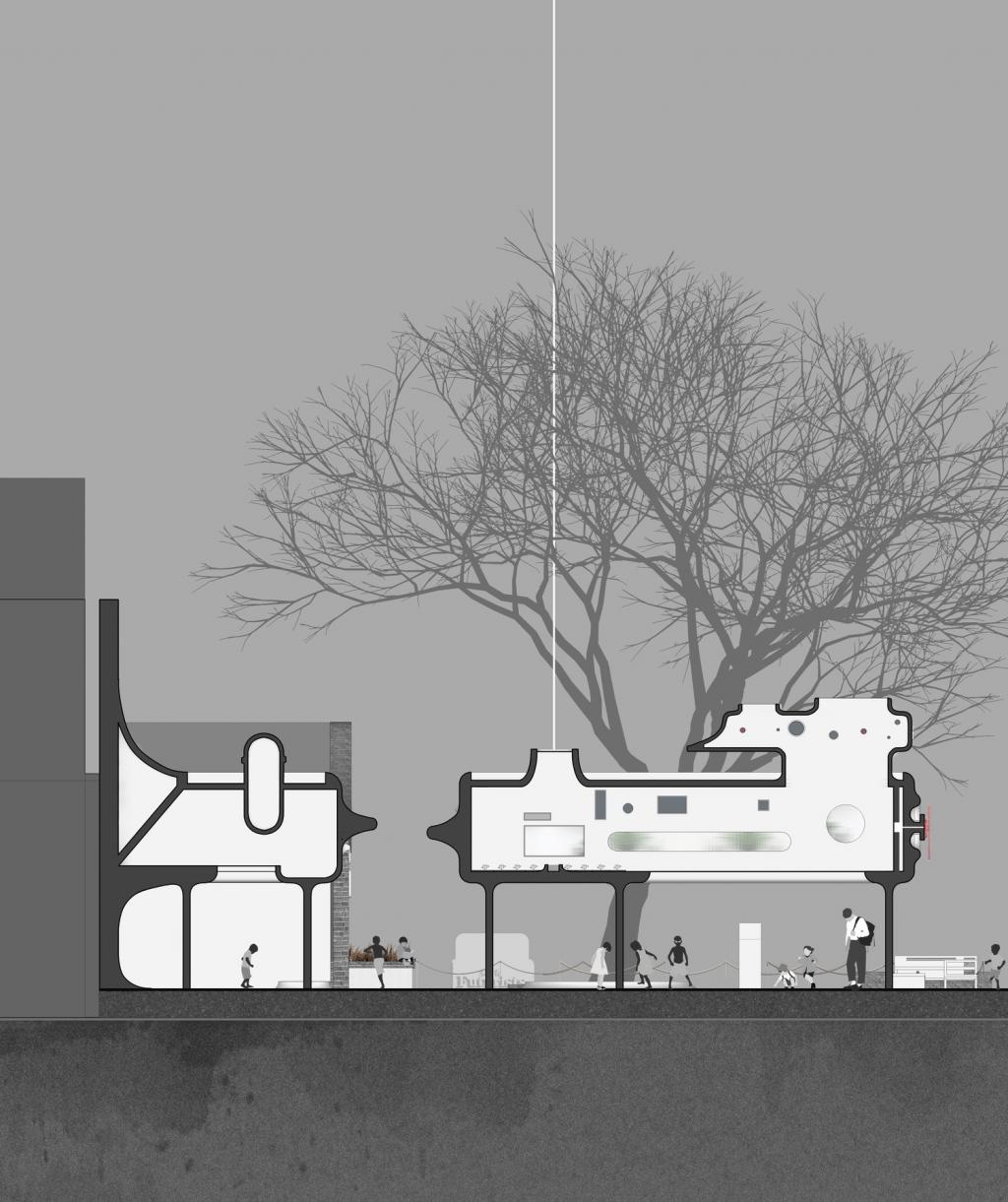 BIM建筑|建国门&未来者城市展厅—— 老城墙下的新故事 / DIKA新作