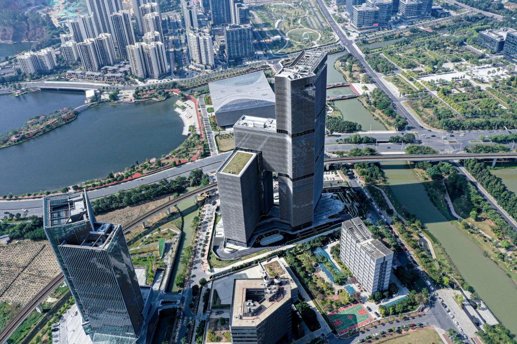 BIM建筑|广州南沙建滔广场 / Aedas