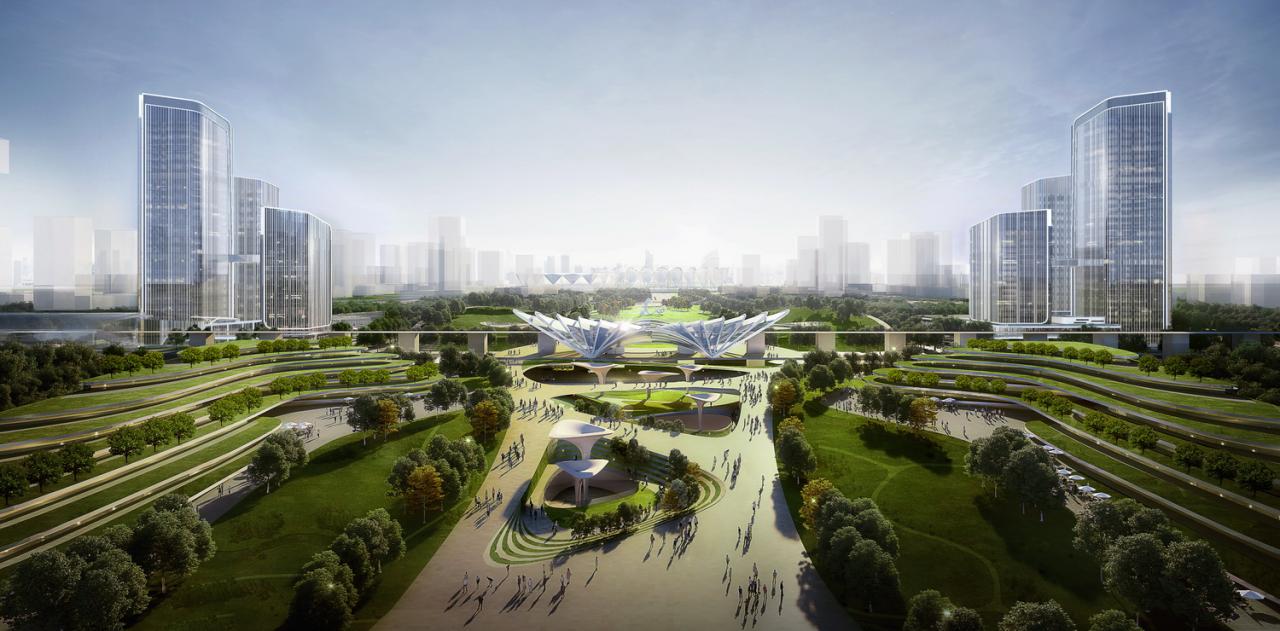 BIM建筑|最美全运会完美收官，奥体中轴之门继续绽放新的生命力 / 三益建筑设计