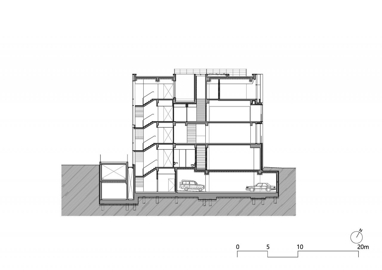 BIM建筑|“你你你你要跳舞吗？”舞步凌乱的办公楼 / poly.m.ur
