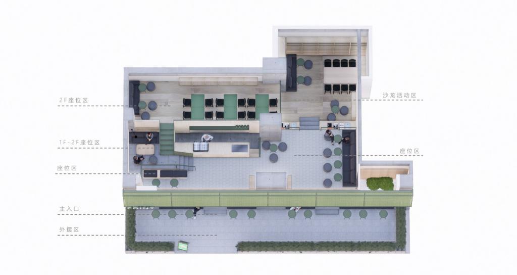 BIM建筑|南京观点茶室 /三厘社triostudio