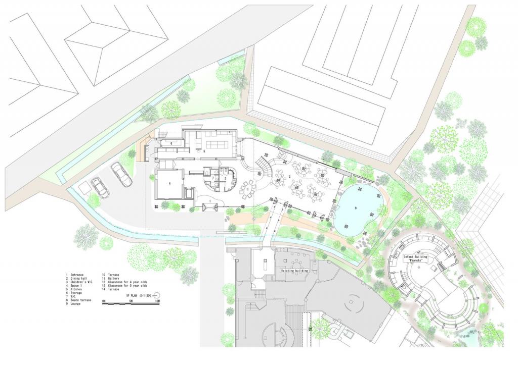 BIM建筑|巨构与小人儿，筑紫森林幼儿园 / UID Architects