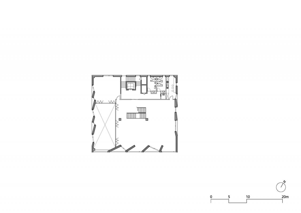 BIM建筑|“你你你你要跳舞吗？”舞步凌乱的办公楼 / poly.m.ur