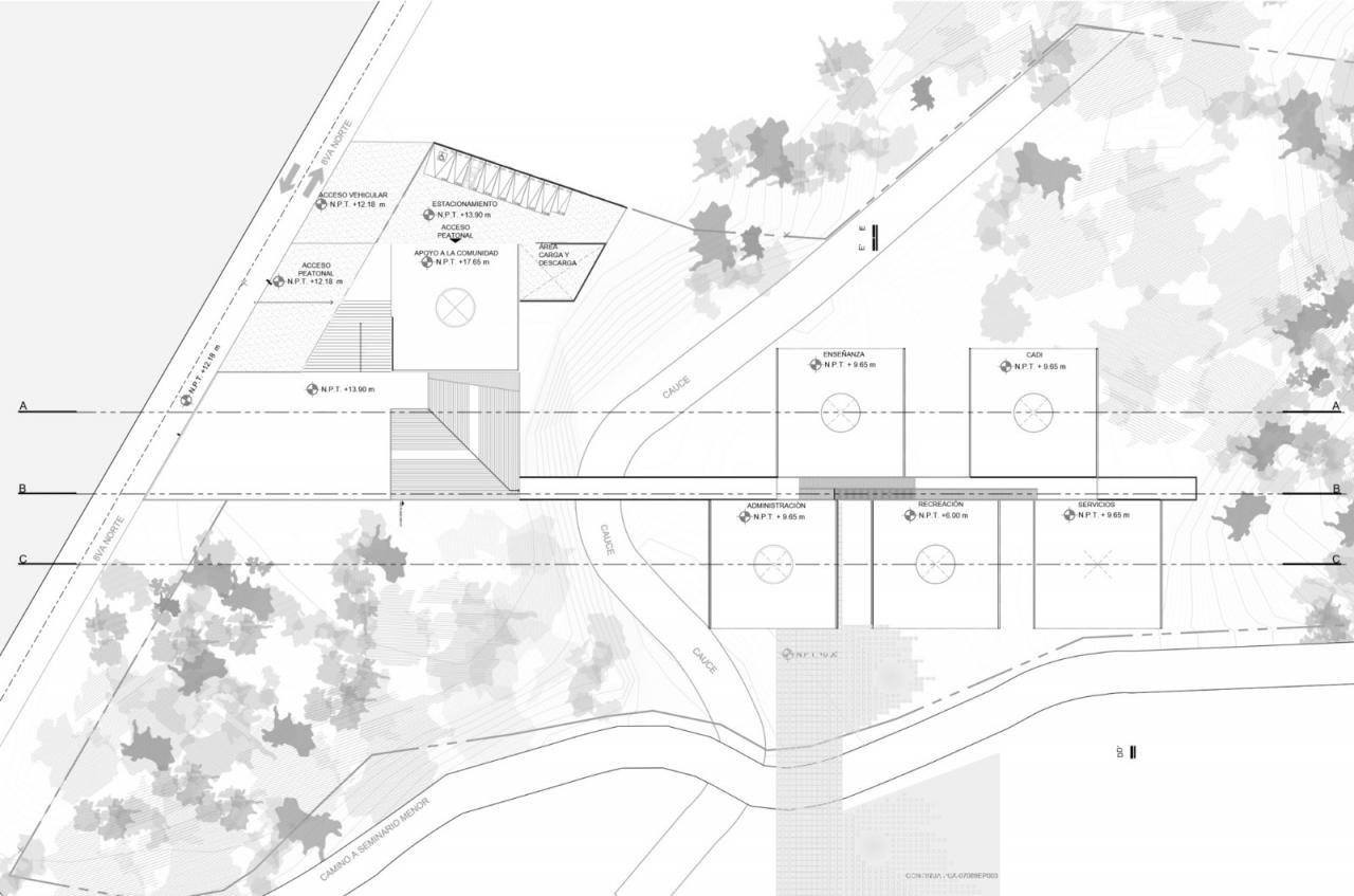 BIM建筑|墨西哥塔帕丘拉社会援助中心 / Laboratorio de Acupuntura Urbana