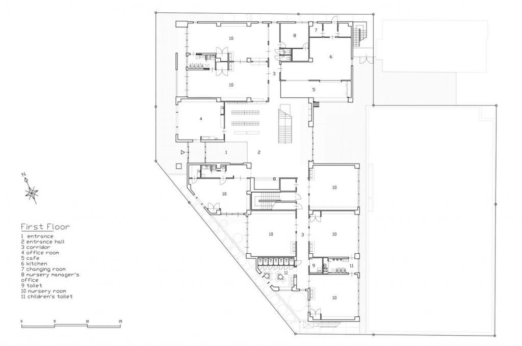 BIM建筑|EZ 幼儿园，阶梯空间搭建趣味游戏场所 / 日比野设计 + Kids Design Labo
