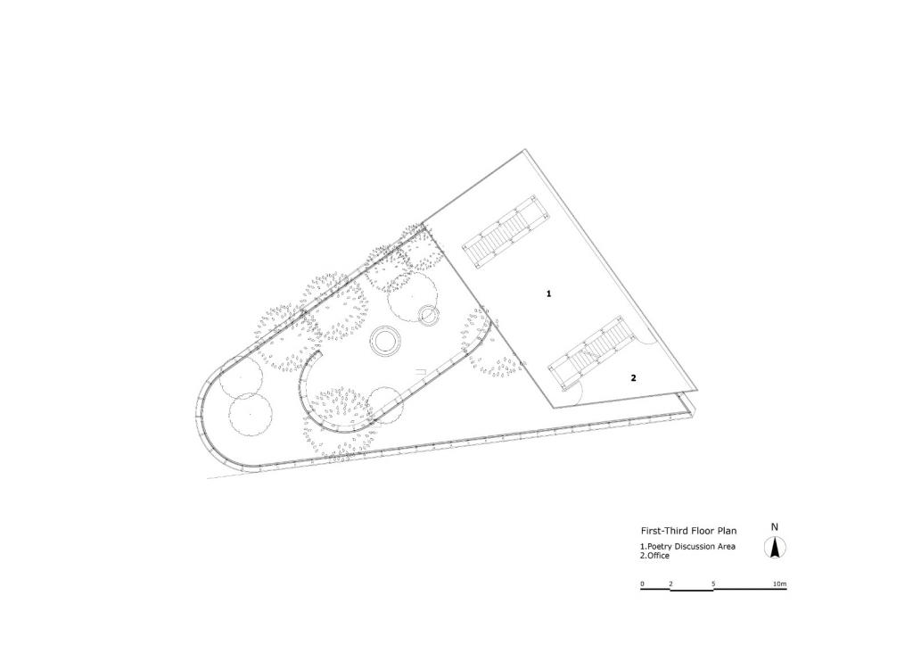 BIM建筑|建筑针灸——诗文馆 / DnA