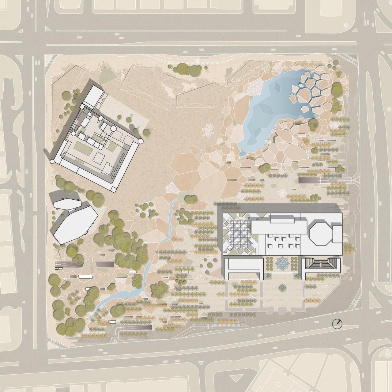 BIM建筑|Al Musallah礼拜堂，阿布扎比海岸第一站 / CEBRA