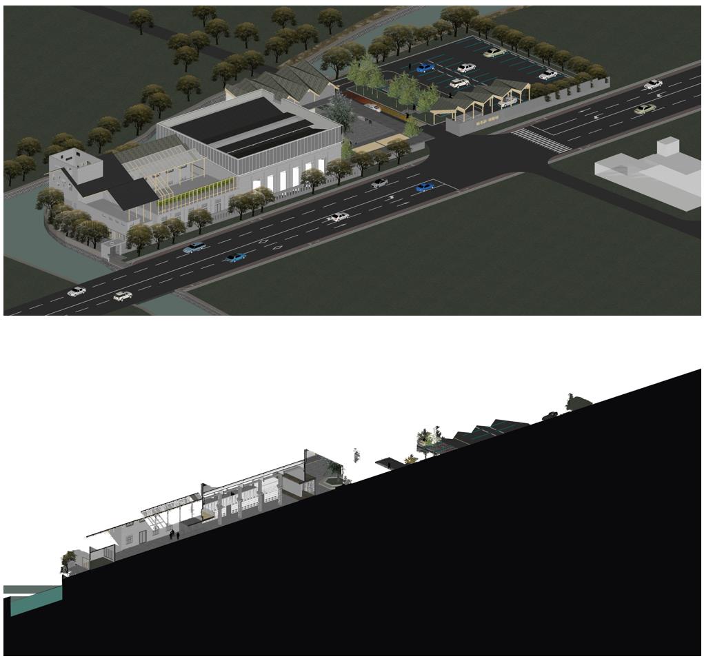 BIM建筑|桐乡东浜头村双创客厅改造 | 上海严旸建筑设计工作室