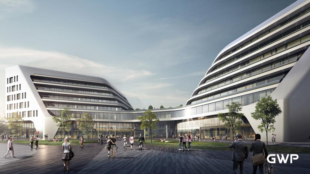 BIM建筑| 广州樊文花总部产业园项目 / GWP