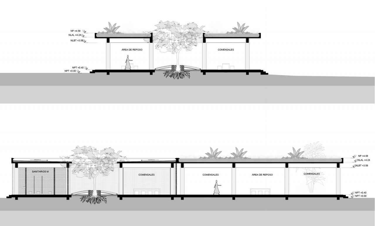 BIM建筑|墨西哥塔帕丘拉社会援助中心 / Laboratorio de Acupuntura Urbana