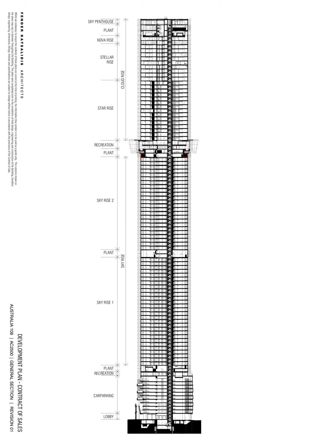 BIM建筑|Australia 108住宅塔楼，墨尔本 / Fender Katsalidis