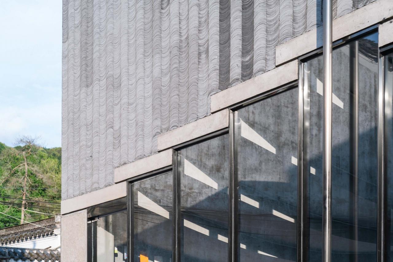 BIM建筑|桥廊：上海三联书店·黄山桃源店 / 来建筑设计工作室