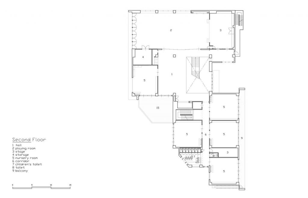 BIM建筑|EZ 幼儿园，阶梯空间搭建趣味游戏场所 / 日比野设计 + Kids Design Labo