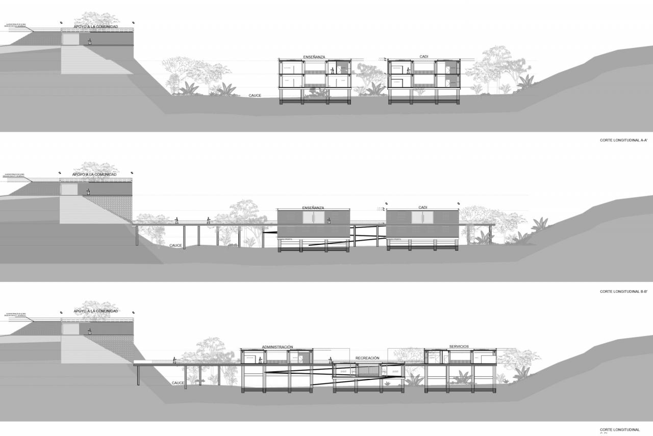 BIM建筑|墨西哥塔帕丘拉社会援助中心 / Laboratorio de Acupuntura Urbana