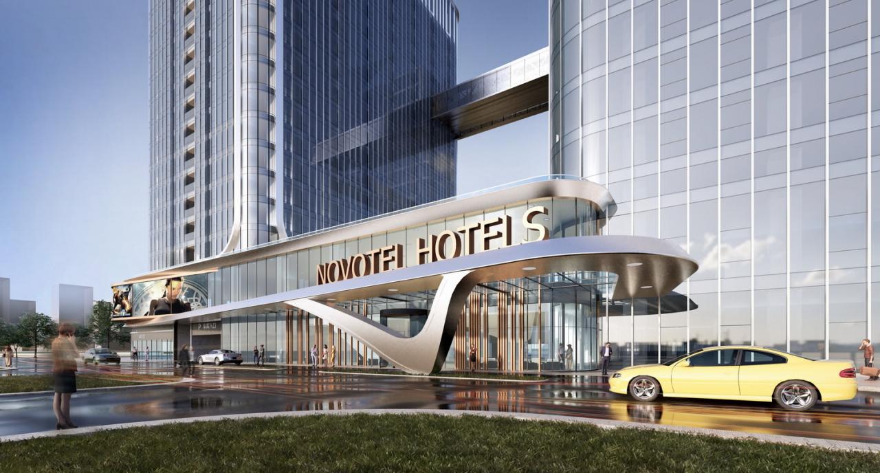 BIM建筑|最美全运会完美收官，奥体中轴之门继续绽放新的生命力 / 三益建筑设计