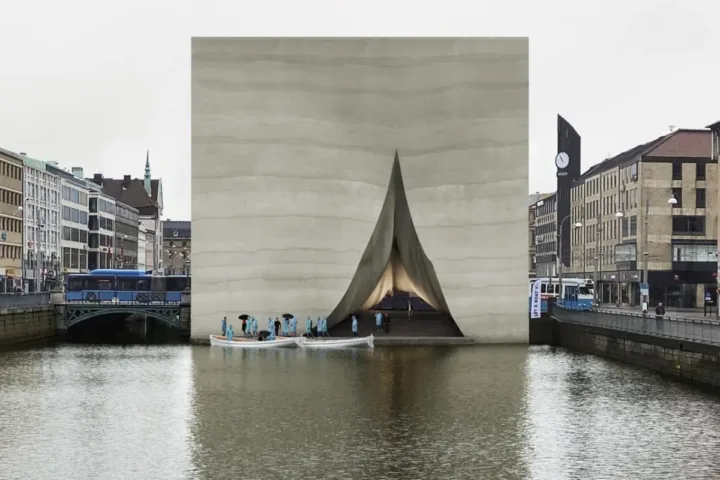 BIM建筑|Brunnsparken 派对纪念馆 / Bornstein Lyckefors