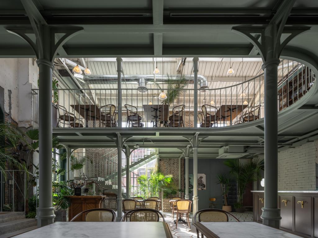 BIM建筑|工业建筑如何改造为泰式茶餐厅？ / 三厘社triostudio