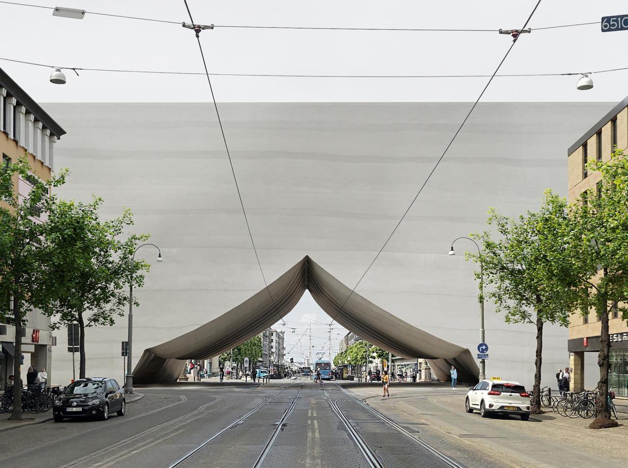 BIM建筑|Brunnsparken 派对纪念馆 / Bornstein Lyckefors