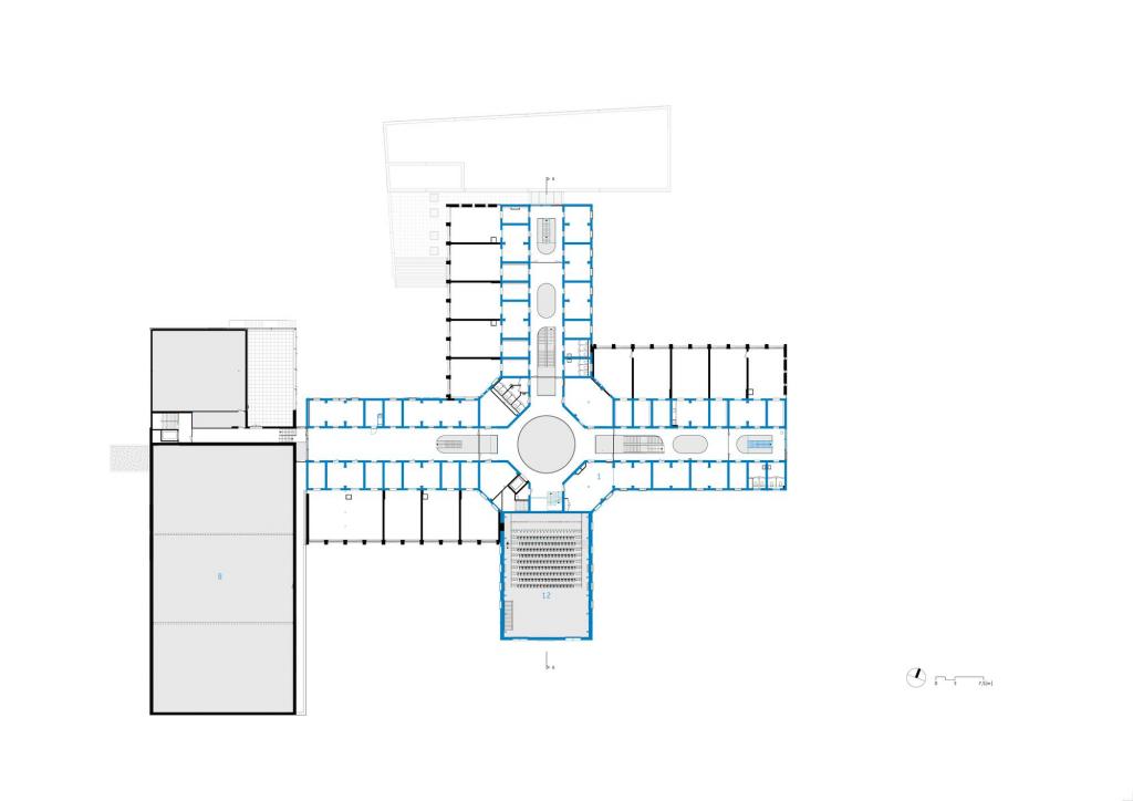 BIM建筑|由监狱改造而成的学校 / Atelier PRO architects