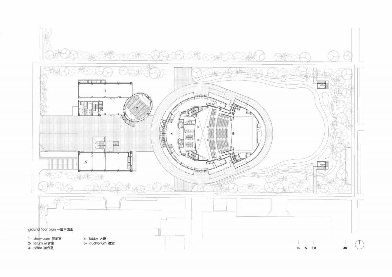 BIM建筑|台湾中央大学多功能大礼堂 / 潘冀联合建筑师事务所