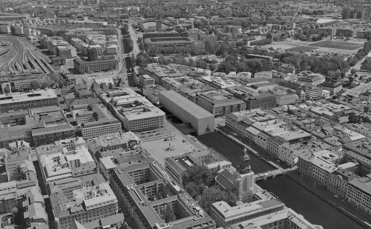 BIM建筑|Brunnsparken 派对纪念馆 / Bornstein Lyckefors