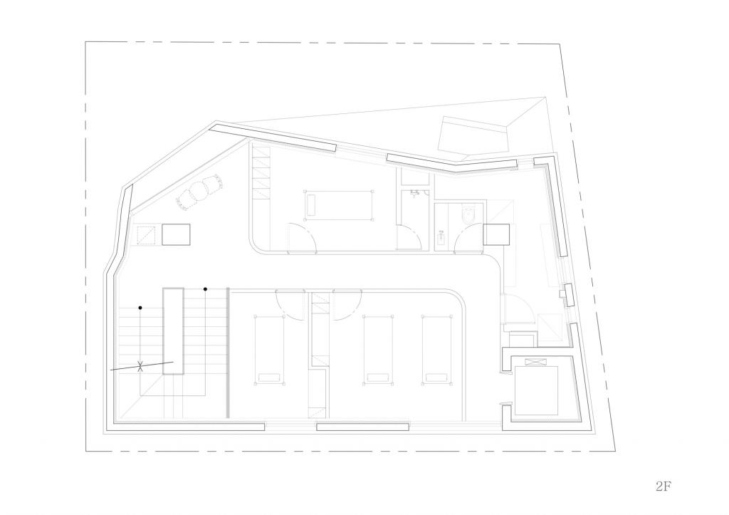 BIM建筑|斜棱锥形混凝土建筑，Areuke 水疗中心 / Chiasmus Partners