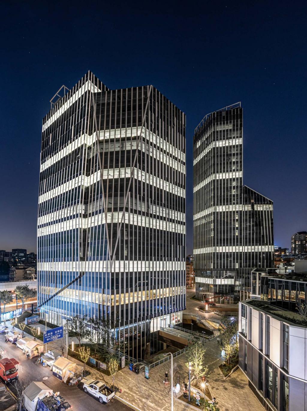 BIM建筑|上海长宁国际发展广场 / Aedas