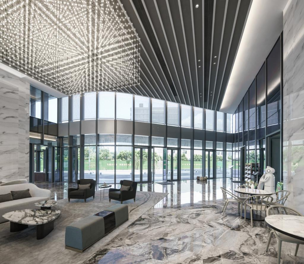 BIM建筑|广州南沙建滔广场 / Aedas