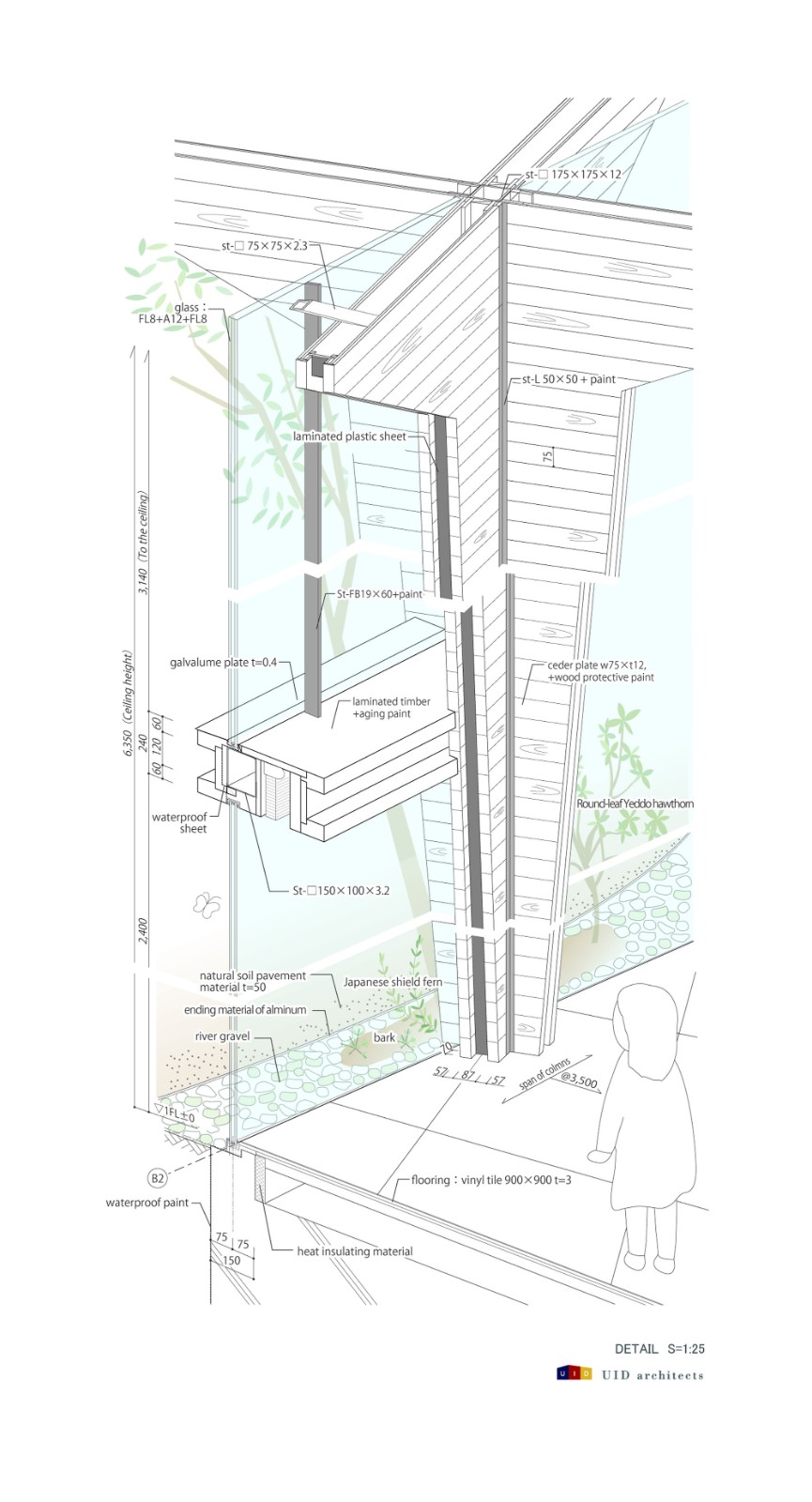BIM建筑|巨构与小人儿，筑紫森林幼儿园 / UID Architects