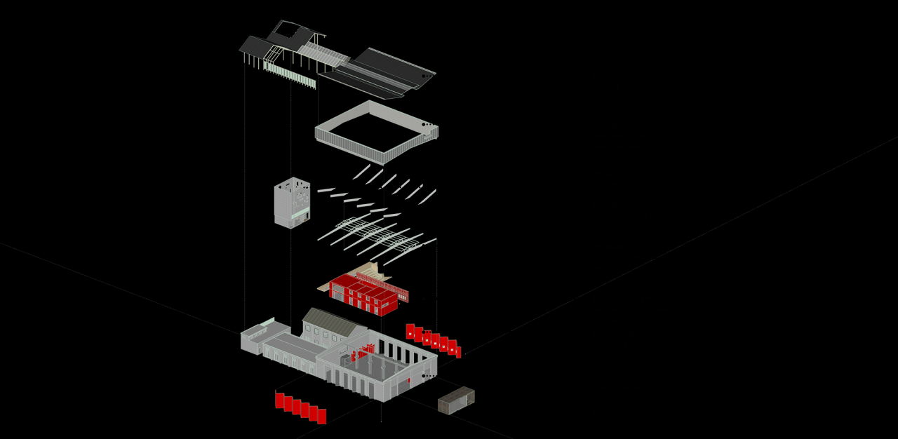 BIM建筑|桐乡东浜头村双创客厅改造 | 上海严旸建筑设计工作室